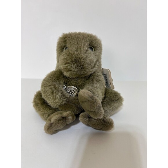 Gund Other - Vintage Gund Frog Ribbit Plush Green with Sound Croaker Stuffed Animal Tags